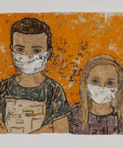 Isolation, Linoldruckfarben auf Papier, 20x30, 2021