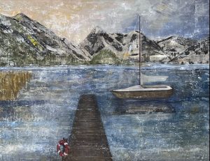 Tegernsee - Akryl auf Leinwand