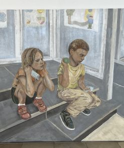 das Warten, Öl auf Leinwand, 130x170 , 2022